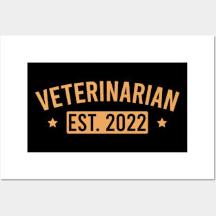 Veterinarian Est. 2022 Posters and Art